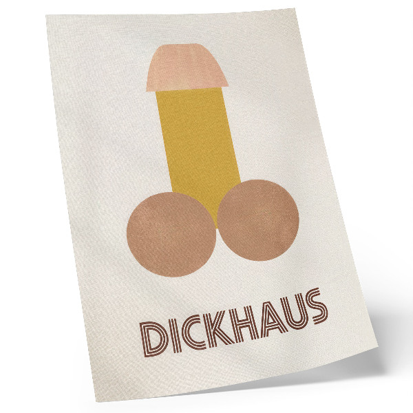 Poster decorativo Gráficos no estilo Bauhaus de Dickhaus