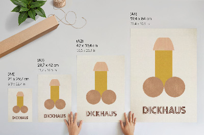 Poster decorativo Gráficos no estilo Bauhaus de Dickhaus