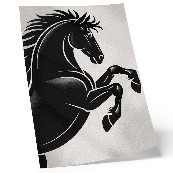 Poster decorativo Contraste em preto e branco com dinamismo moderno