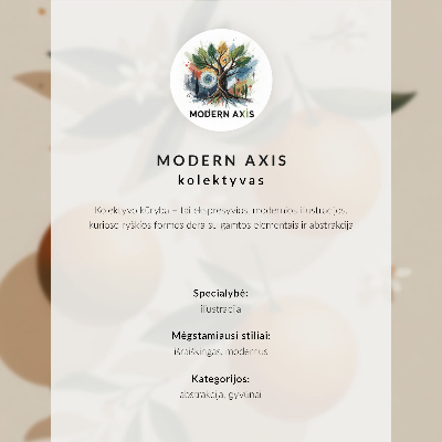 Poster decorativo Contraste em preto e branco com dinamismo moderno