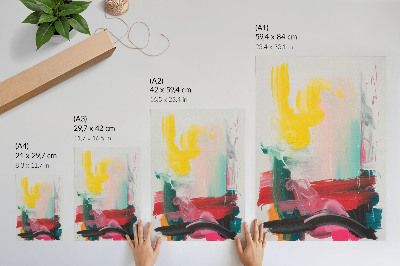 Poster para cozinha Cores vibrantes, cheias de emoção e movimento.