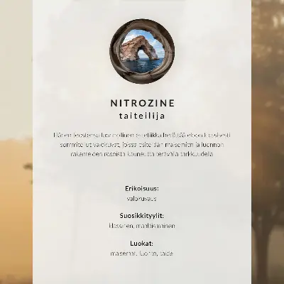 Poster para cozinha penhascos rochosos com mar ao pôr do sol