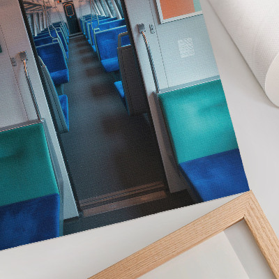 Poster decorativo Harmonia no design geométrico de interiores modernos