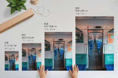 Poster decorativo Harmonia no design geométrico de interiores modernos