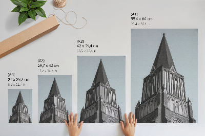 Arte de parede Torre comercial em estilo gótico imponente
