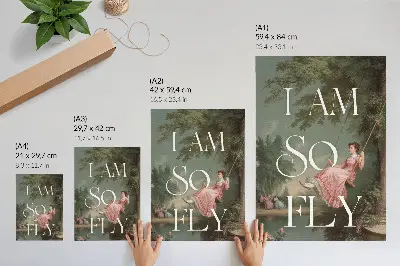 Impressão em tela com estilo retrô, elegância e natureza