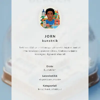 Poster decorativo cidade em miniatura em globo de neve de vidro