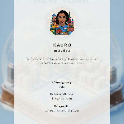 Impressão em tela Globo de neve minimalista para cidade no inverno