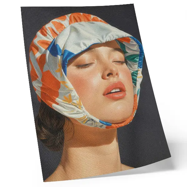 Impressão em tela realismo no capacete com contraste de cores e modernidade