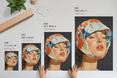 Impressão em tela realismo no capacete com contraste de cores e modernidade