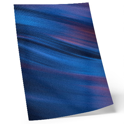 Impressão em tela Faixas de cores dinâmicas em tons de azul.