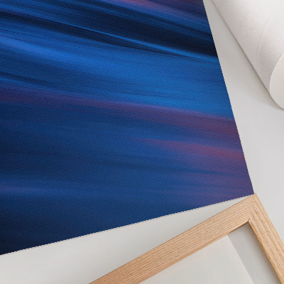 Impressão em tela Faixas de cores dinâmicas em tons de azul.