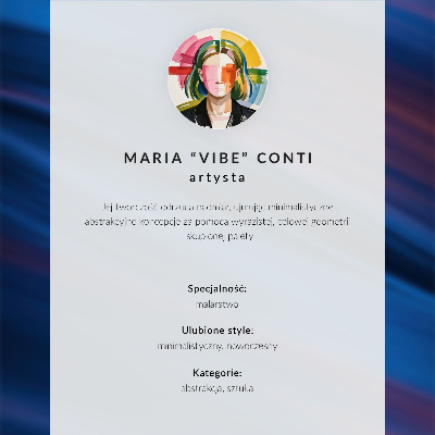 Poster para cozinha Listras coloridas do amarelo ao azul marinho