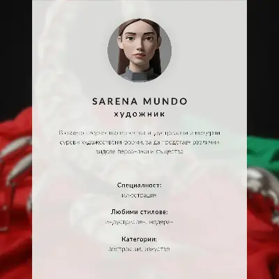 Poster decorativo com design futurista em tons de preto e vermelho