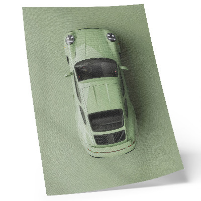 Impressão em tela Um carro moderno em um tom de verde.