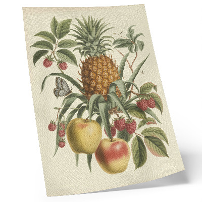 Arte de parede Estilo clássico de frutas e folhas em harmonia com a natureza