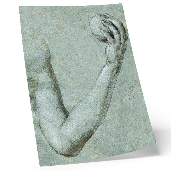 Poster decorativo O Braço de Eva (1507) de Albrecht Dürer