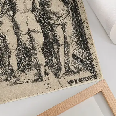 Quatro Mulheres Nuas de Albrecht Dürer, poster decorativo