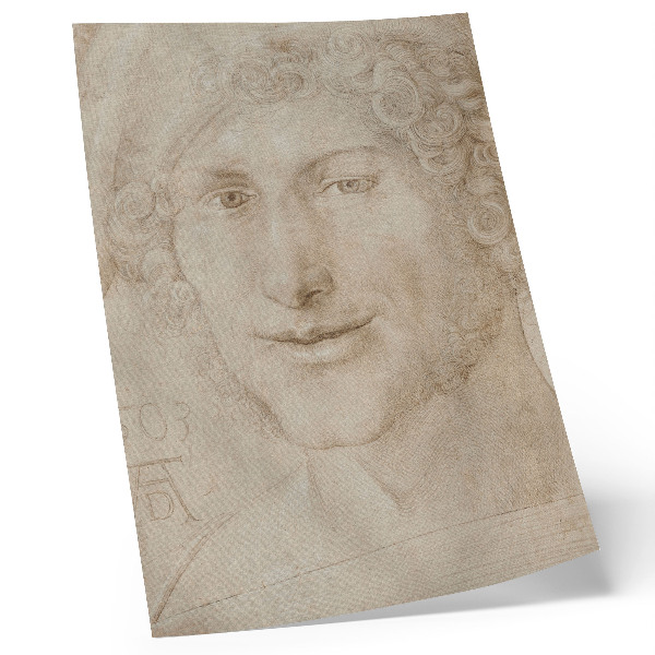 Poster para cozinha Cabeça de um Jovem (1503) de Albrecht Dürer