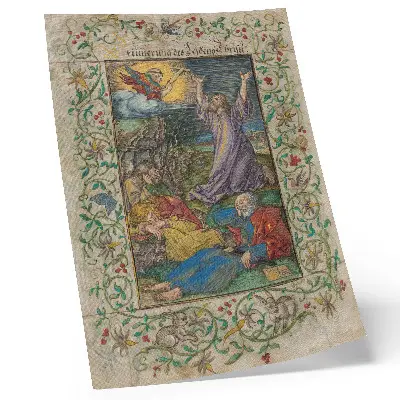 Poster decorativo Cristo no Monte das Oliveiras de Albrecht Dürer e Georg Mack, o Velho