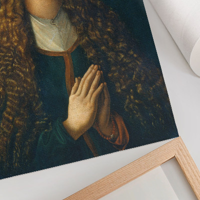 Arte de parede Retrato de uma jovem com cabelos soltos, 1497, de Albrecht Dürer