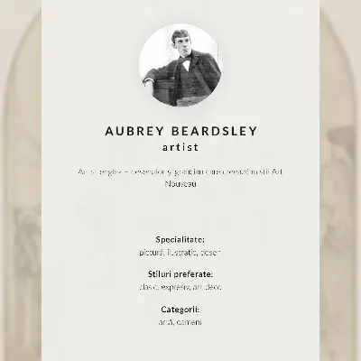 Poster para cozinha O Exame do Arauto de Aubrey Beardsley baseado em Lisístrata de Aristófanes