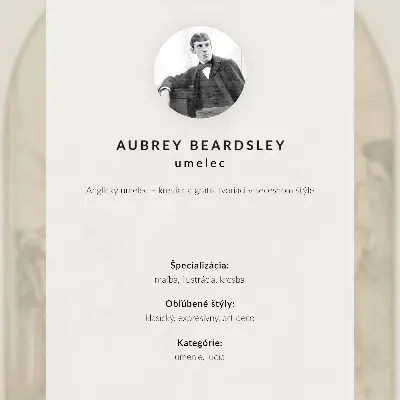 Poster para cozinha O Exame do Arauto de Aubrey Beardsley baseado em Lisístrata de Aristófanes