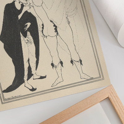 Poster para cozinha O Exame do Arauto Baseado em Lisístrata de Aristófanes, por Aubrey Beardsley