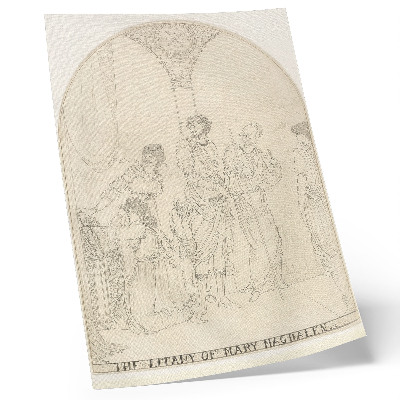 Poster decorativo Ladainha de Maria Madalena por Aubrey Vincent Beardsley