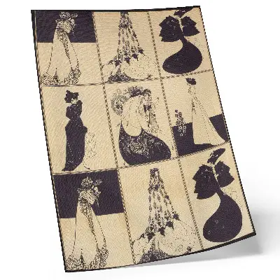Painel de Aubrey Vincent Beardsley impressão em tela