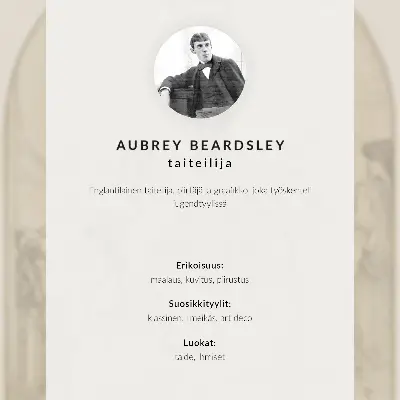 Painel de Aubrey Vincent Beardsley impressão em tela