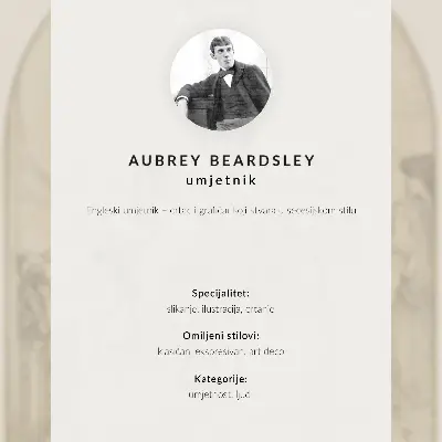 Painel de Aubrey Vincent Beardsley impressão em tela