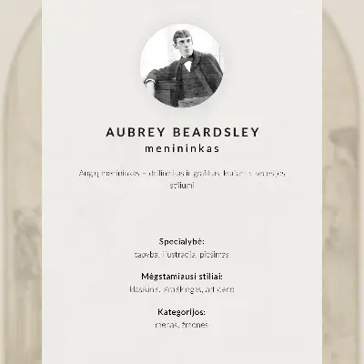 Painel de Aubrey Vincent Beardsley impressão em tela