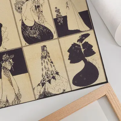 Painel de Aubrey Vincent Beardsley impressão em tela