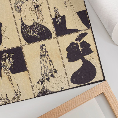 Impressão em tela Painel de Aubrey Vincent Beardsley