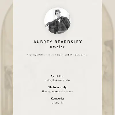 Painel de Aubrey Vincent Beardsley impressão em tela