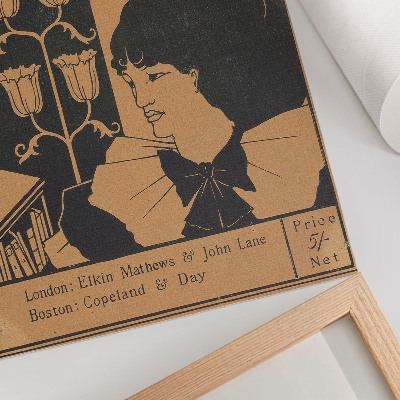 Arte de parede Capa de The Yellow Book, um periódico trimestral ilustrado, Volume II, julho de 1894, Aubrey Beardsley.