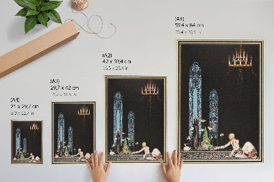 Poster para cozinha Ilustração de Kay Nielsen para o livro 