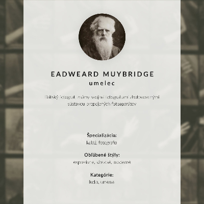 Impressão em tela Mulher levantando uma cesta e acenando com um lenço (1887) – fotografia de Eadweard Muybridge