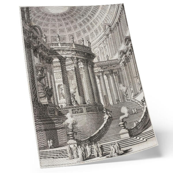 Impressão em tela Templo Antigo – Giovanni Battista Piranesi