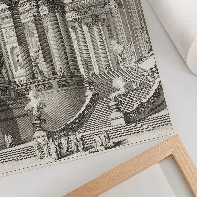 Impressão em tela Templo Antigo de Giovanni Battista Piranesi
