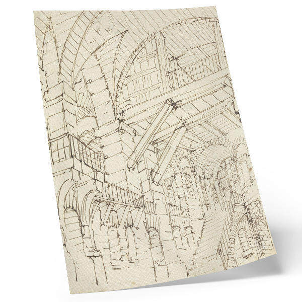 Poster para cozinha Estudos de arquitetura, nulo por Giovanni Battista Piranesi