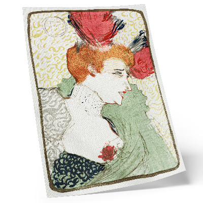 Poster decorativo Busto da Srta. Lender (1895), impressão de alta resolução de Henri de Toulouse-Lautrec