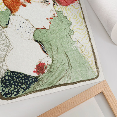 Poster decorativo Busto da Srta. Lender (1895), impressão de alta resolução de Henri de Toulouse-Lautrec