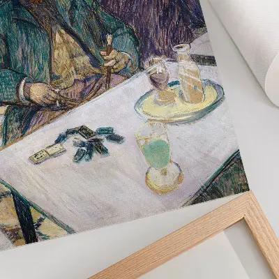 Impressão em tela O Sr. Boileau no Café (1893) de Henri de Toulouse-Lautrec em alta resolução