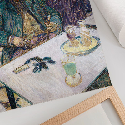 Impressão em tela O Sr. Boileau no Café (1893) – uma pintura de alta resolução de Henri de Toulouse-Lautrec