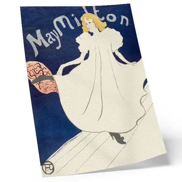 Poster decorativo Maio Milton de Henri de Toulouse-Lautrec impressão de alta resolução (1895)