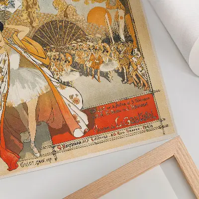 Poster decorativo O Sonho de Théophile Alexandre Steinlen obra de 1891