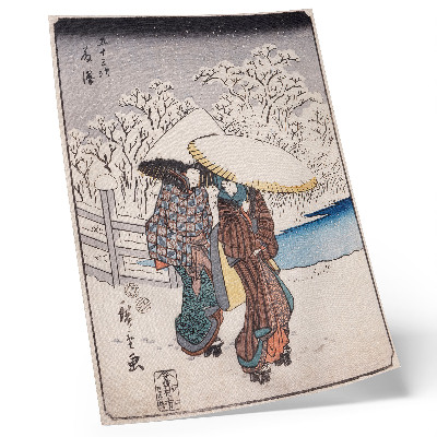 Impressão em tela Fujisawa por Utagawa Hiroshige