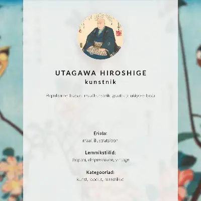 Fujisawa por Utagawa Hiroshige impressão em tela